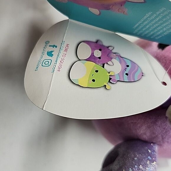Squishmallow Willow Tie Dye 5" Pegasus NWT - Picture 7 of 11